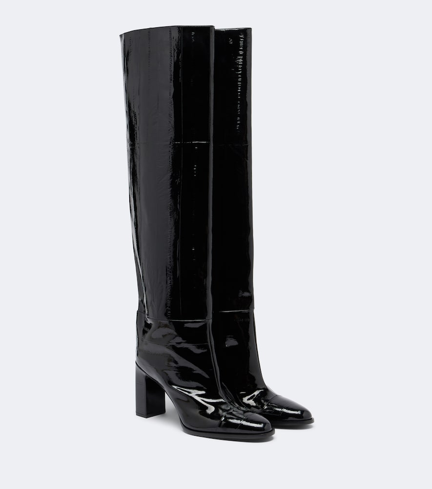 Jimmy Choo Caly leather over-the-knee boots, Black