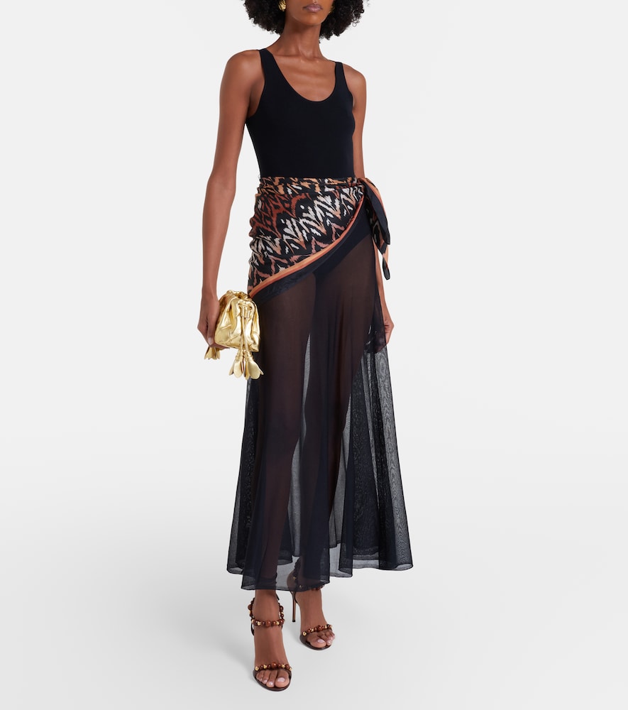 Zimmermann Aster scarf-detail maxi dress