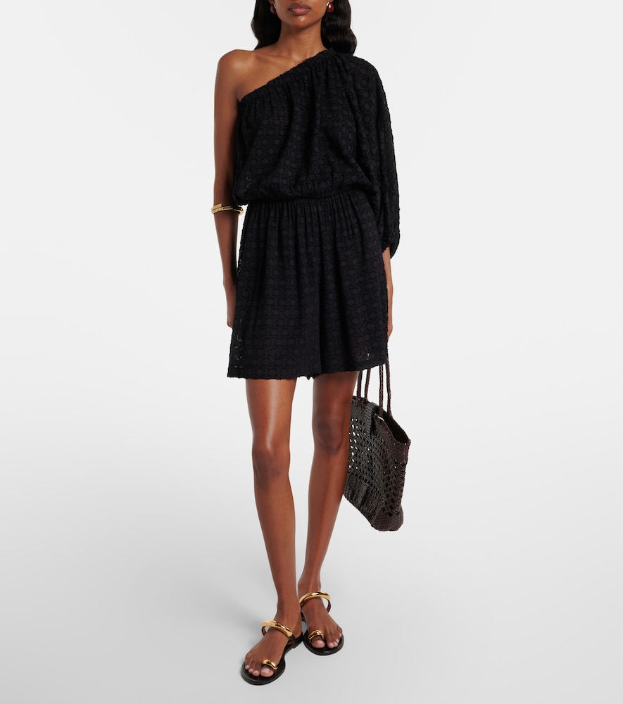 Eres Inoubliable silk and cotton jacquard shorts