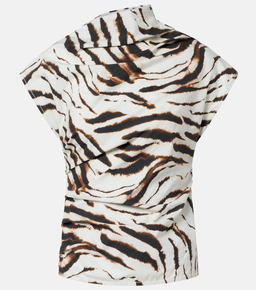 Bedrucktes Top aus Jersey
