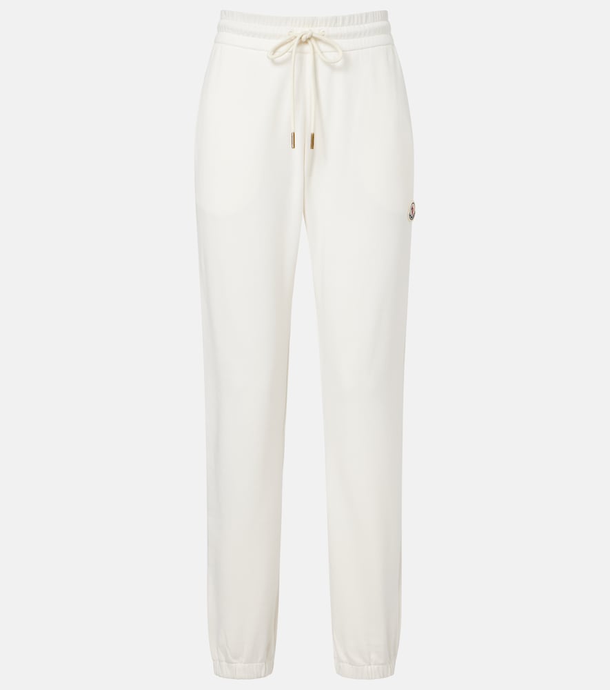 Moncler Women's White Jersey Sweatpants UK Size 16 - Mytheresa