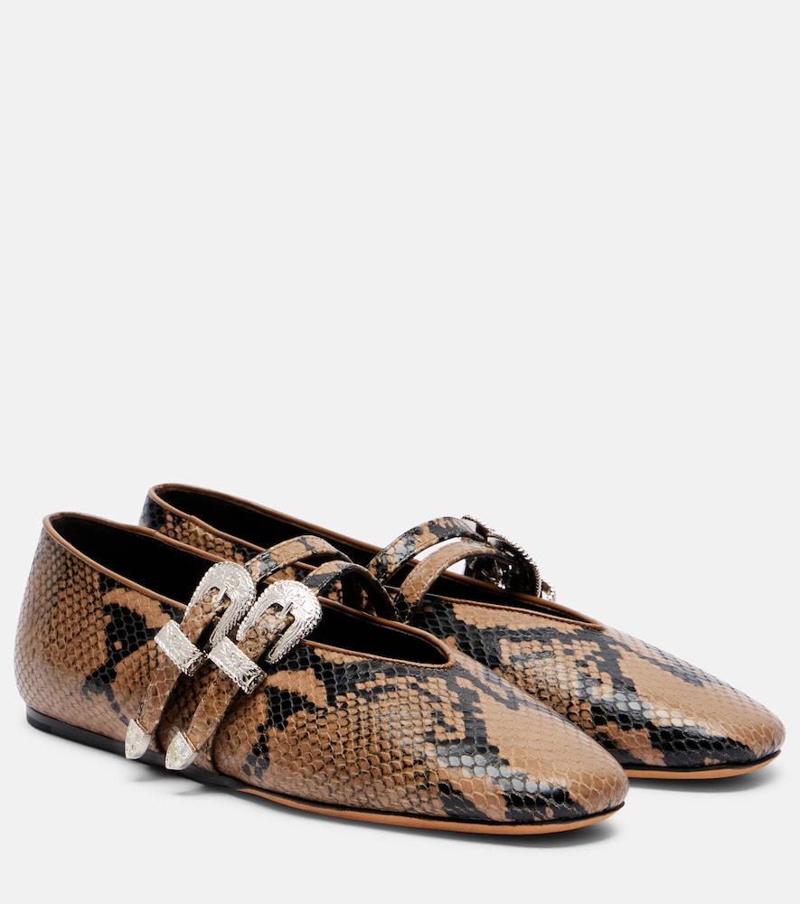 Le Monde Béryl Ballerinas Classic Claudia aus Leder