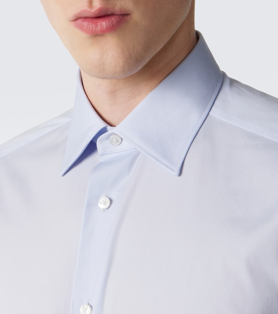 Cotton-Blend Poplin Shirt