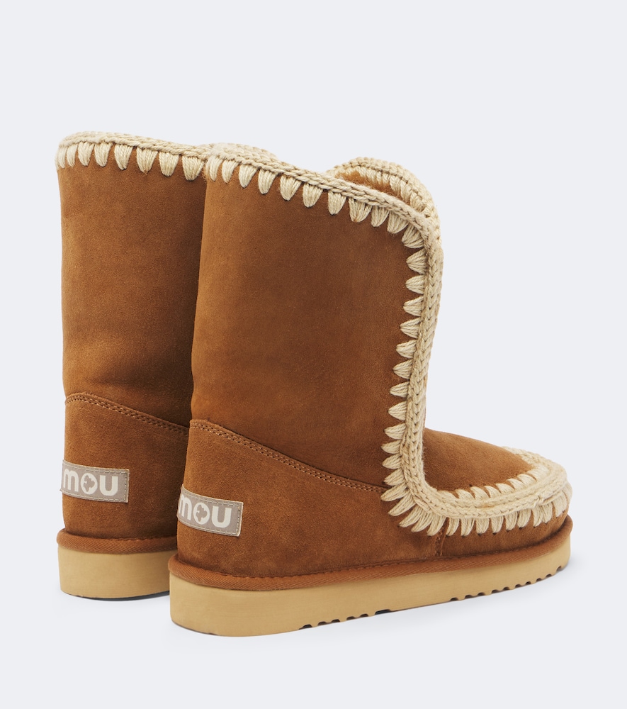 24 Shearling-Lined Suede Mid-Calf Boots