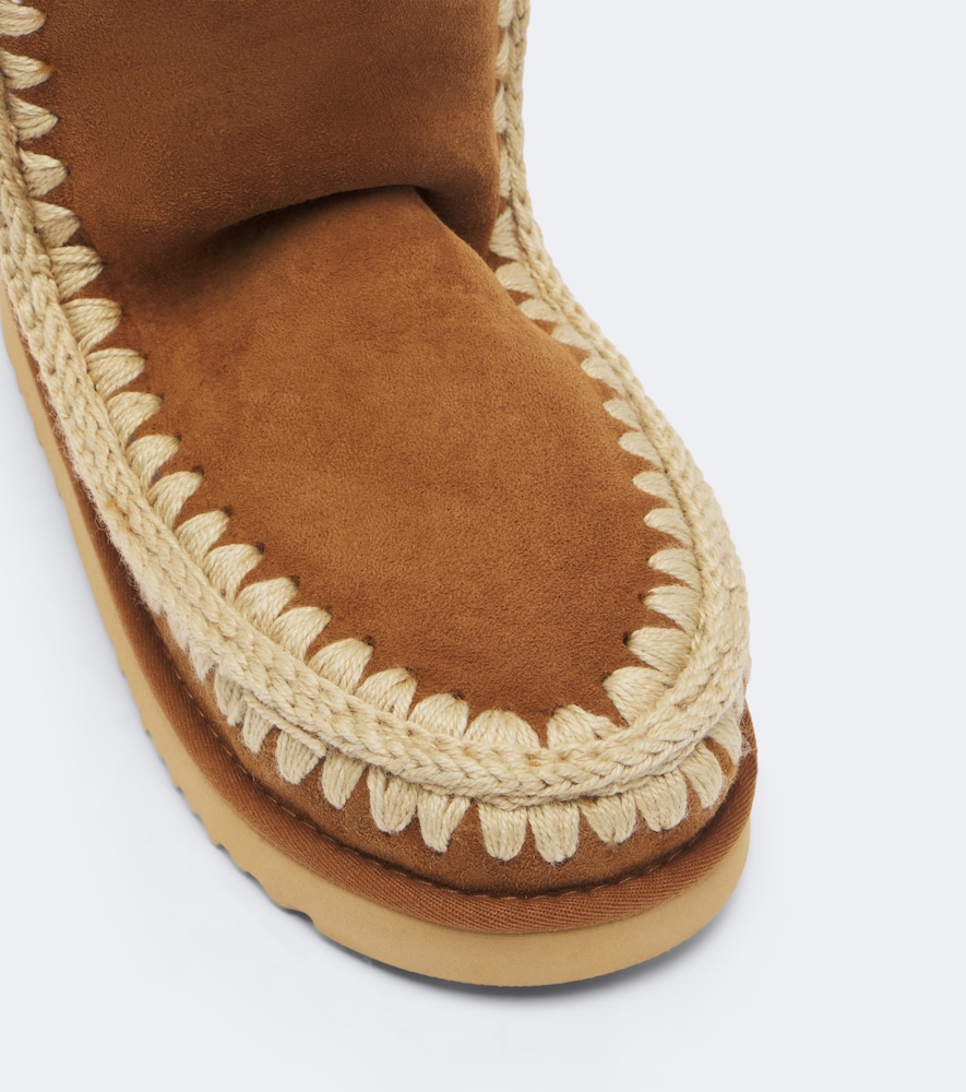 24 Shearling-Lined Suede Mid-Calf Boots