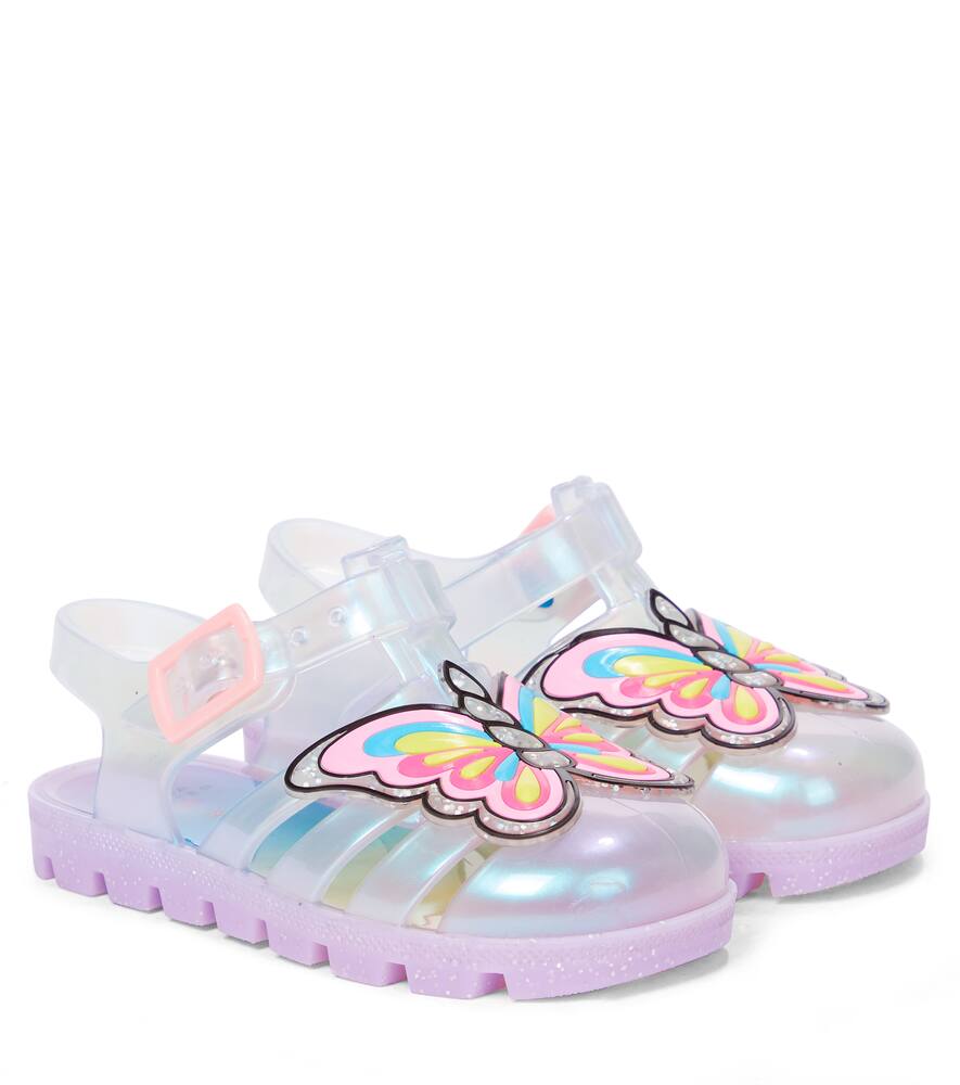 Sophia Webster Mini Unicorn Jelly Mini Sandals In Multicoloured