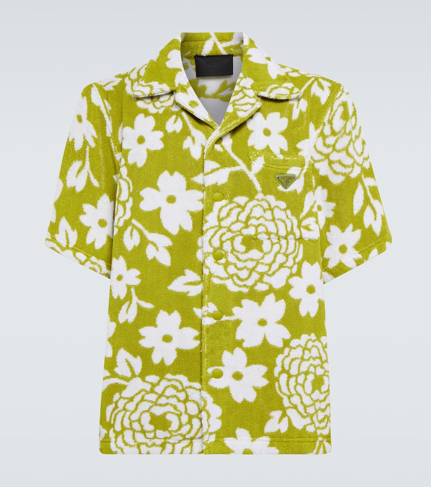 Prada Short-sleeved cotton shirt