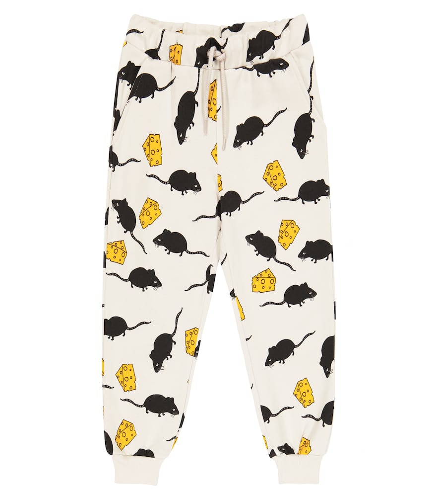 Mini Rodini Printed cotton sweatpants