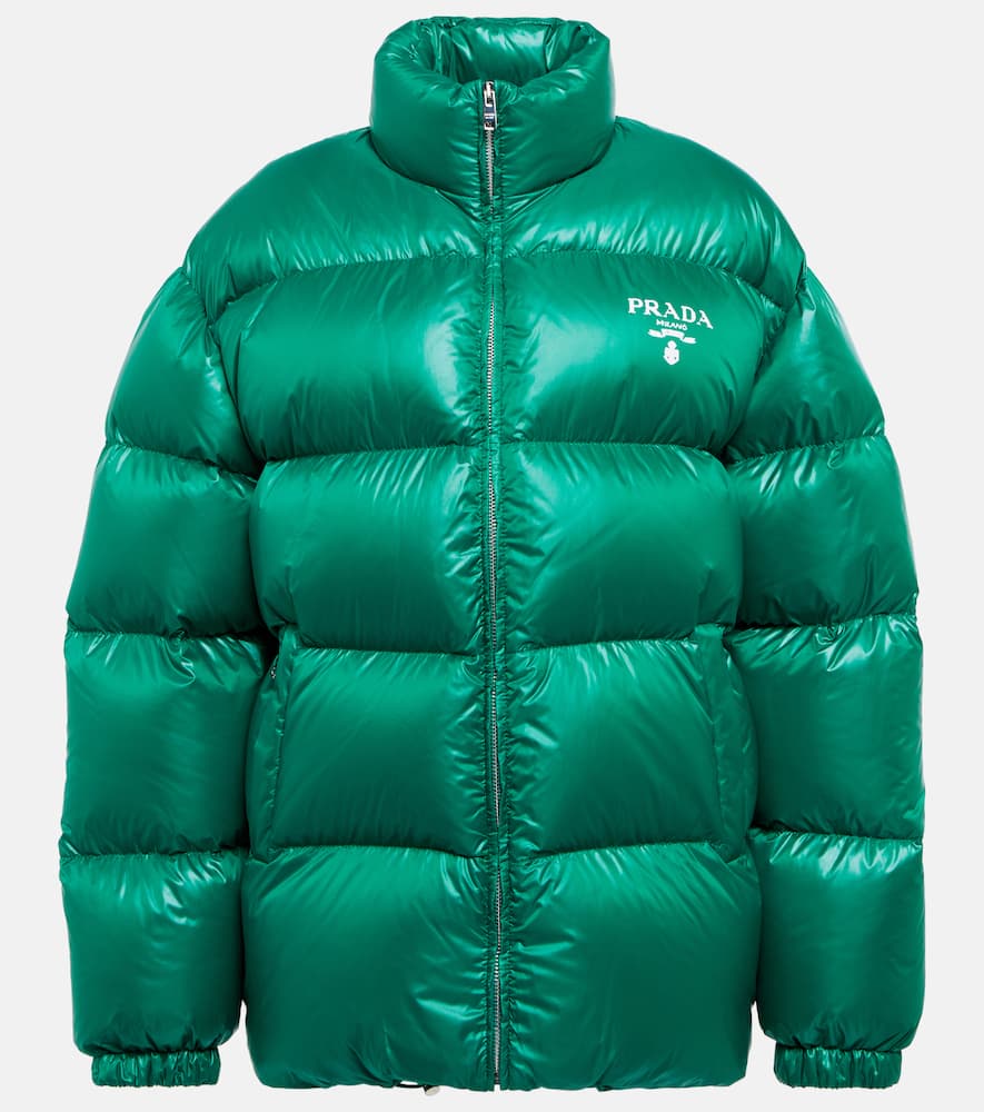 Prada Logo puffer down jacket