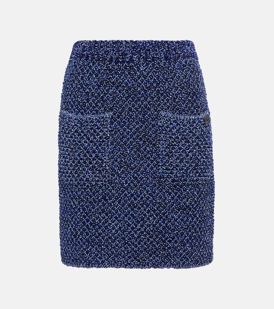 Ferragamo Mouliné knit miniskirt