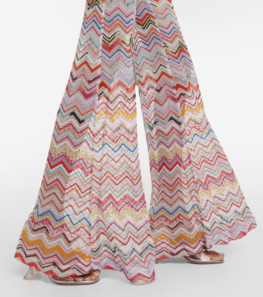 Shop Missoni Zig Zag Lamé Jumpsuit In Multicoloured