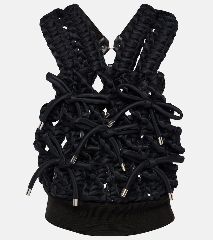 Noir Kei Ninomiya Bow-detail top