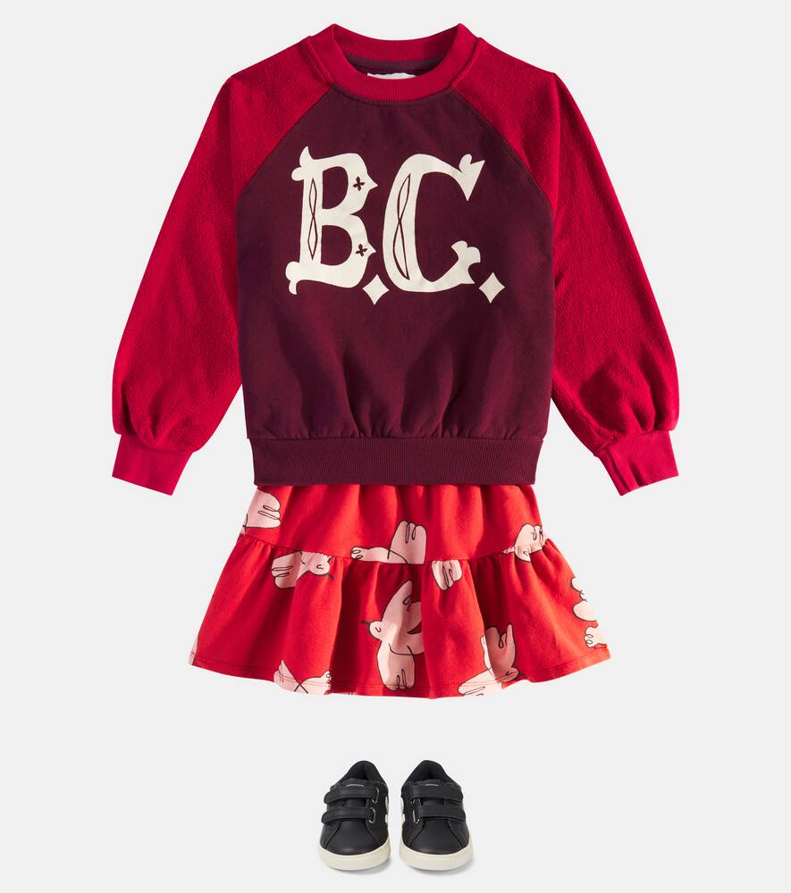 Bobo Choses B.c. Printed Cotton Jersey Sweatshirt In Red