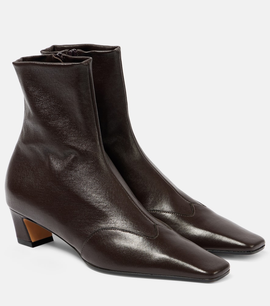 Nevada leather ankle boots