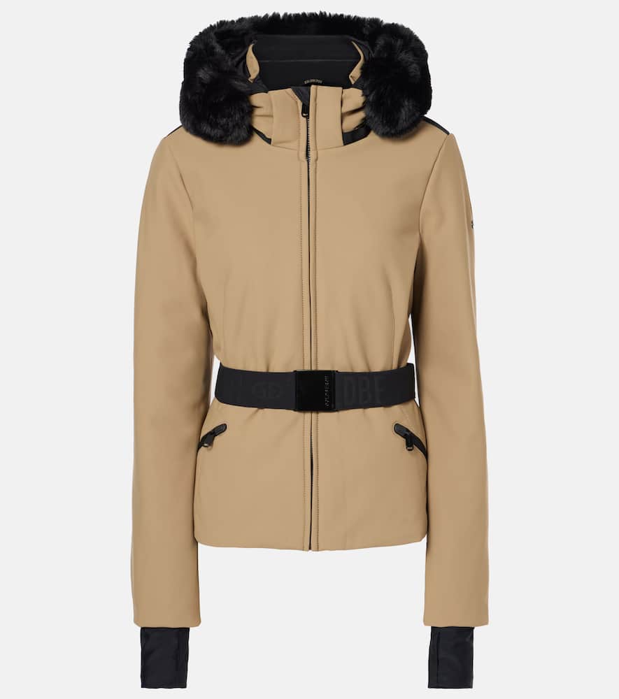 Goldbergh Hida faux shearling-trimmed ski jacket