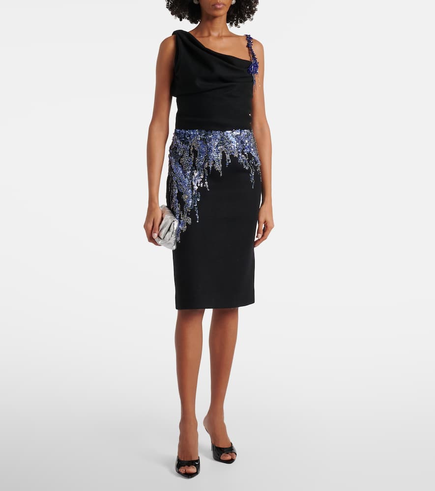 Christian Louboutin Me Dolly Napa Red Sole Slide Sandals In Black