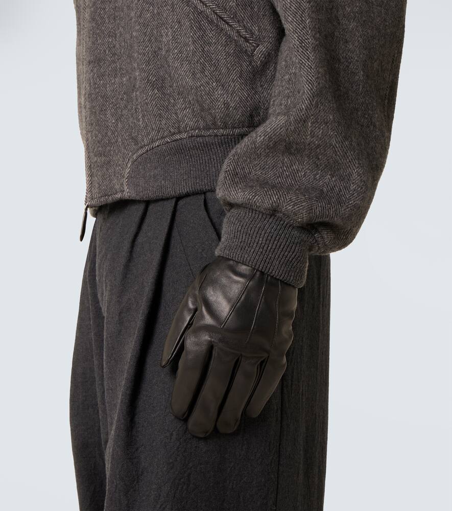 Giorgio Armani Cashmere Bomber Jacket In Brown