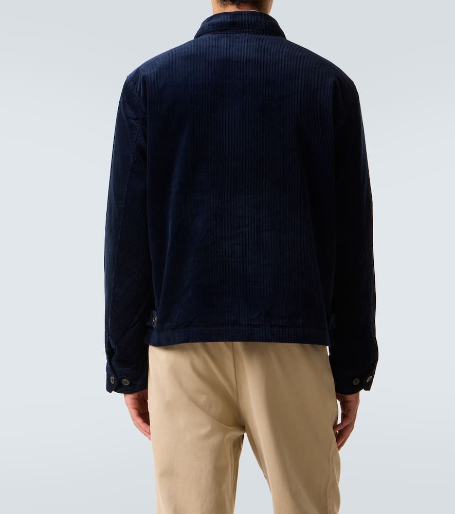 Polo Ralph Lauren Cotton Corduroy Blouson In Blue