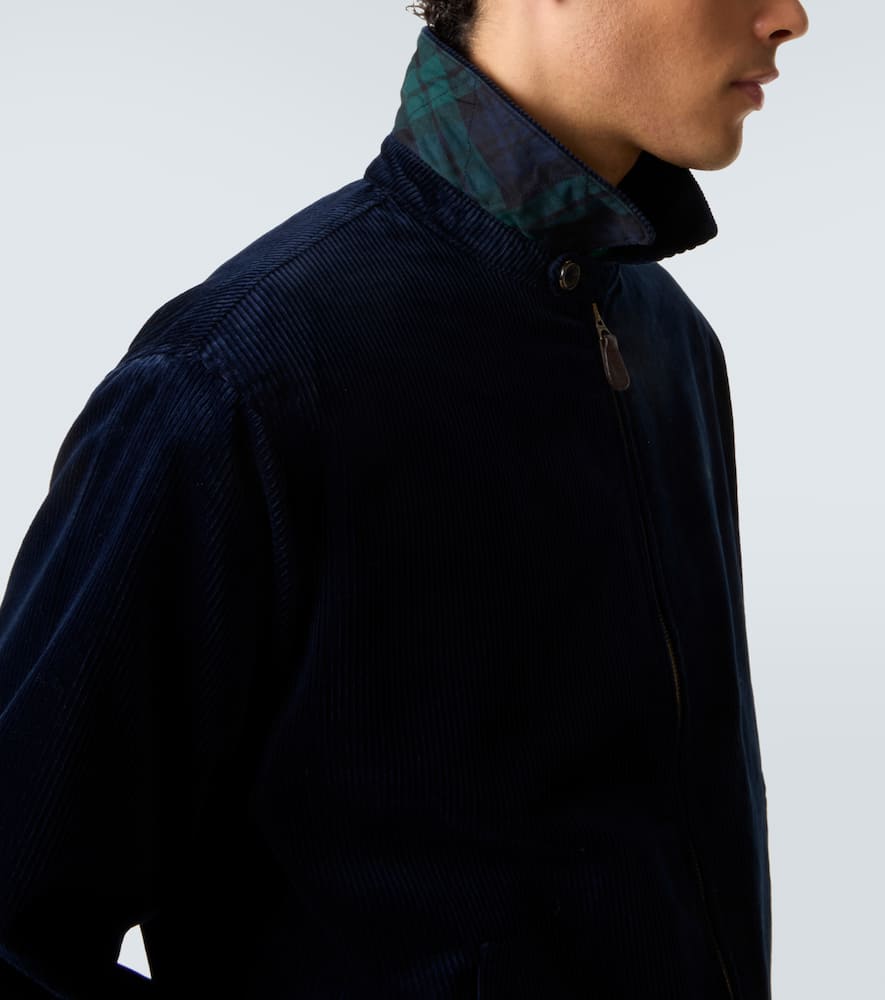 Polo Ralph Lauren Cotton Corduroy Blouson In Blue