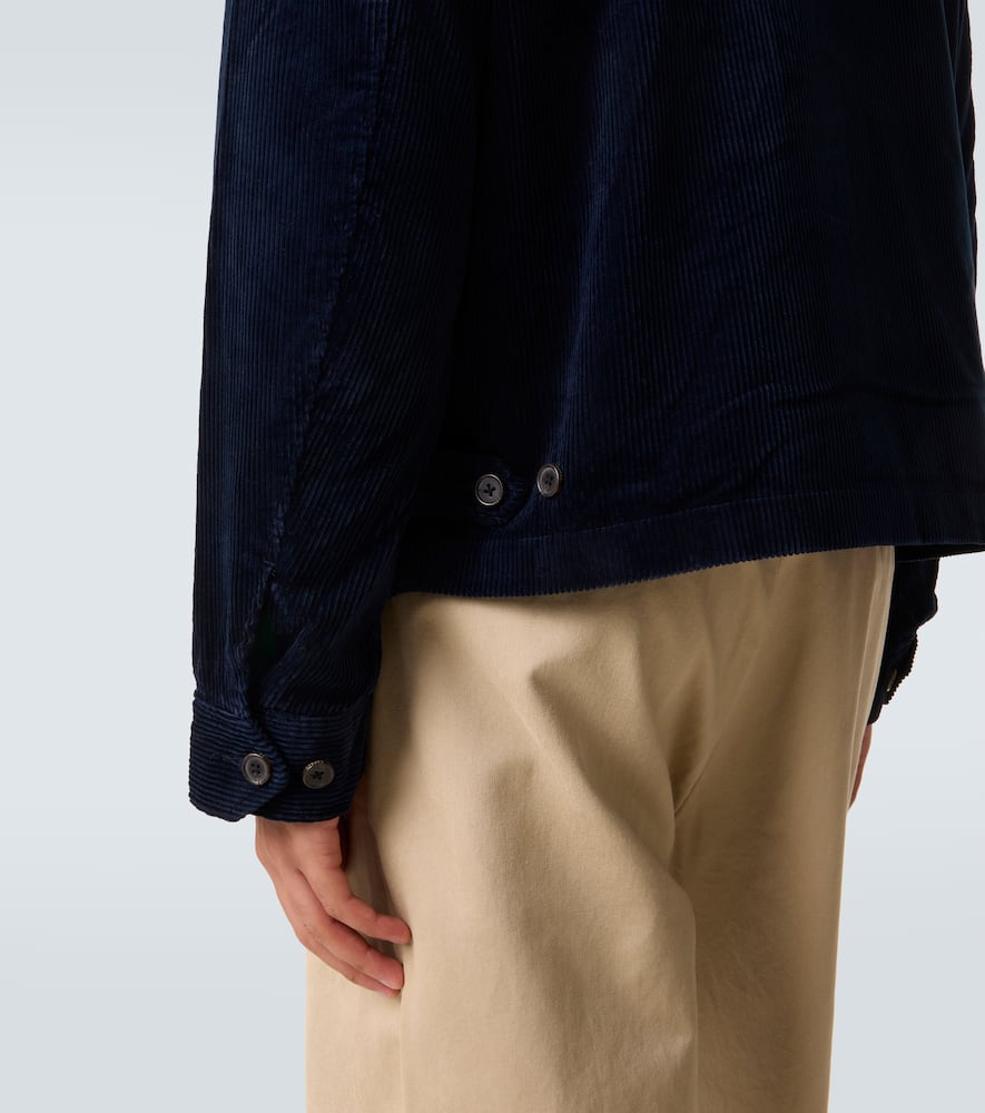 Polo Ralph Lauren Cotton Corduroy Blouson In Blue