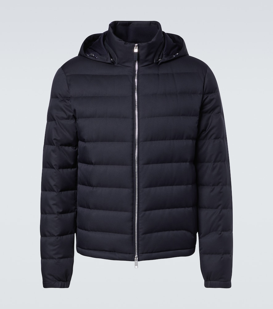 Zegna Technical twill down jacket