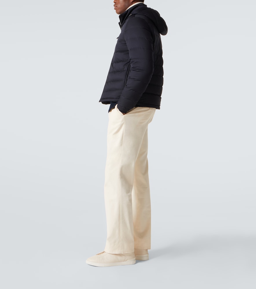  Zegna Zegna Daunenjacke Aus Twill 