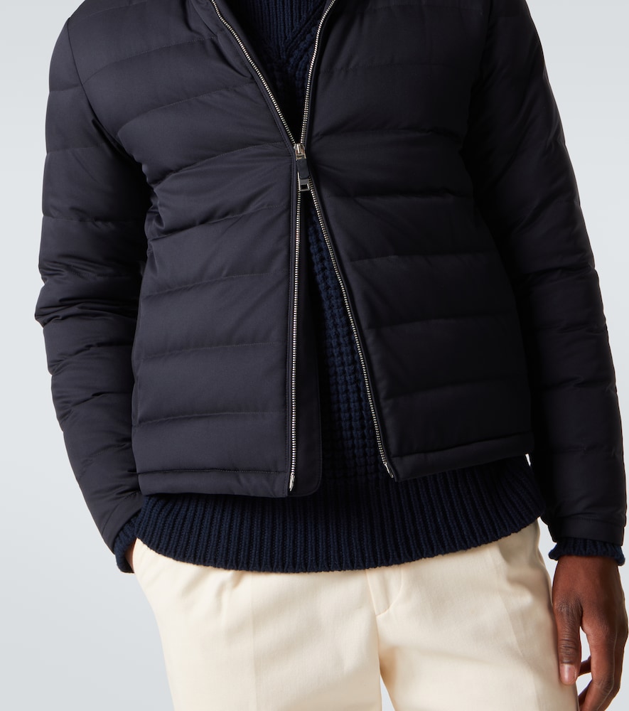  Zegna Zegna Daunenjacke Aus Twill 
