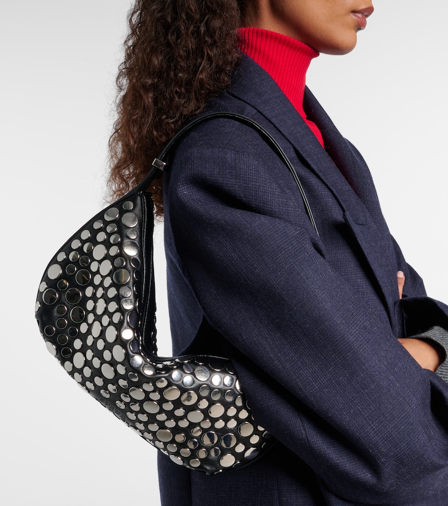 Staud Demy Small studded leather shoulder bag
