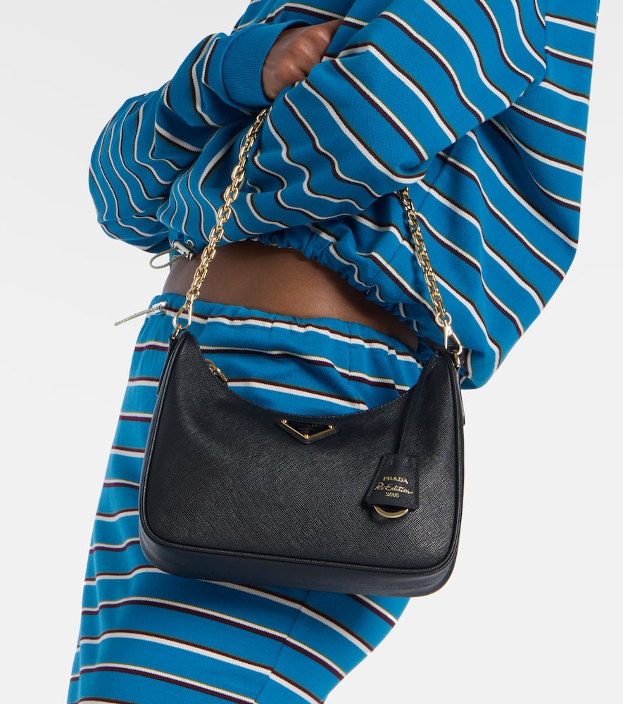 Prada 2005 Re-edition Saffiano Leather Shoulder Bag