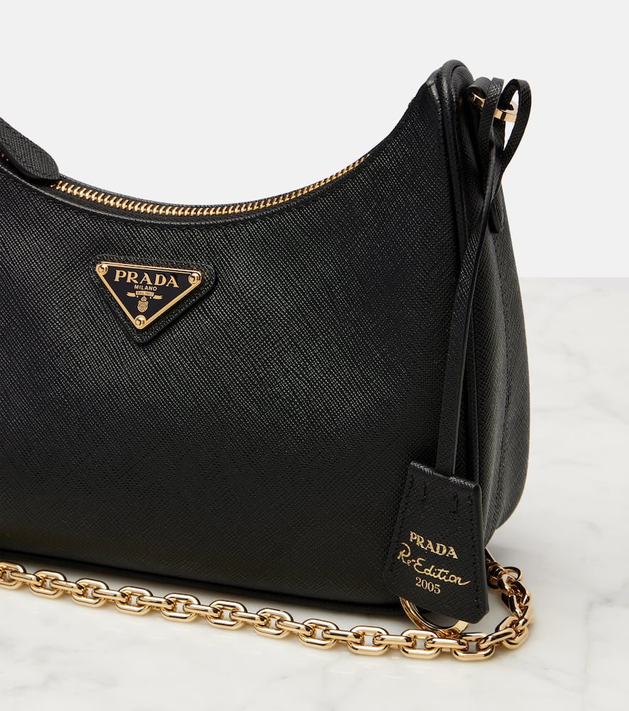 Prada 2005 Re-edition Saffiano Leather Shoulder Bag