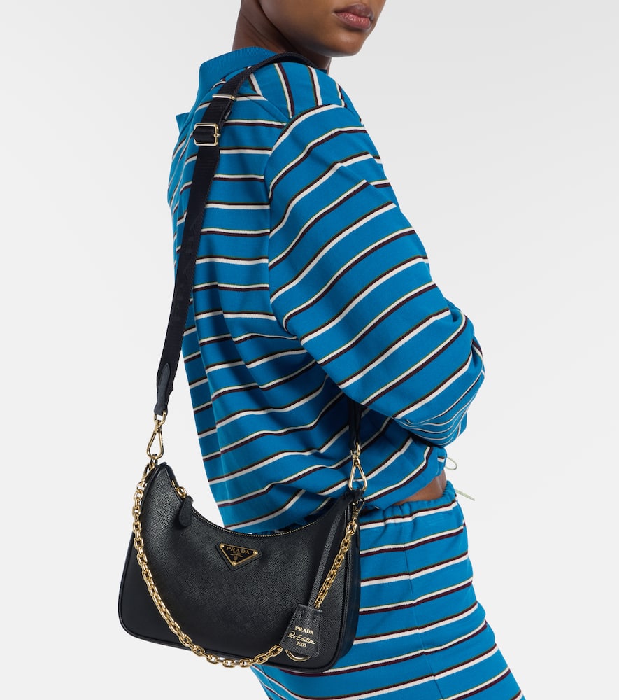 Prada 2005 Re-edition Saffiano Leather Shoulder Bag