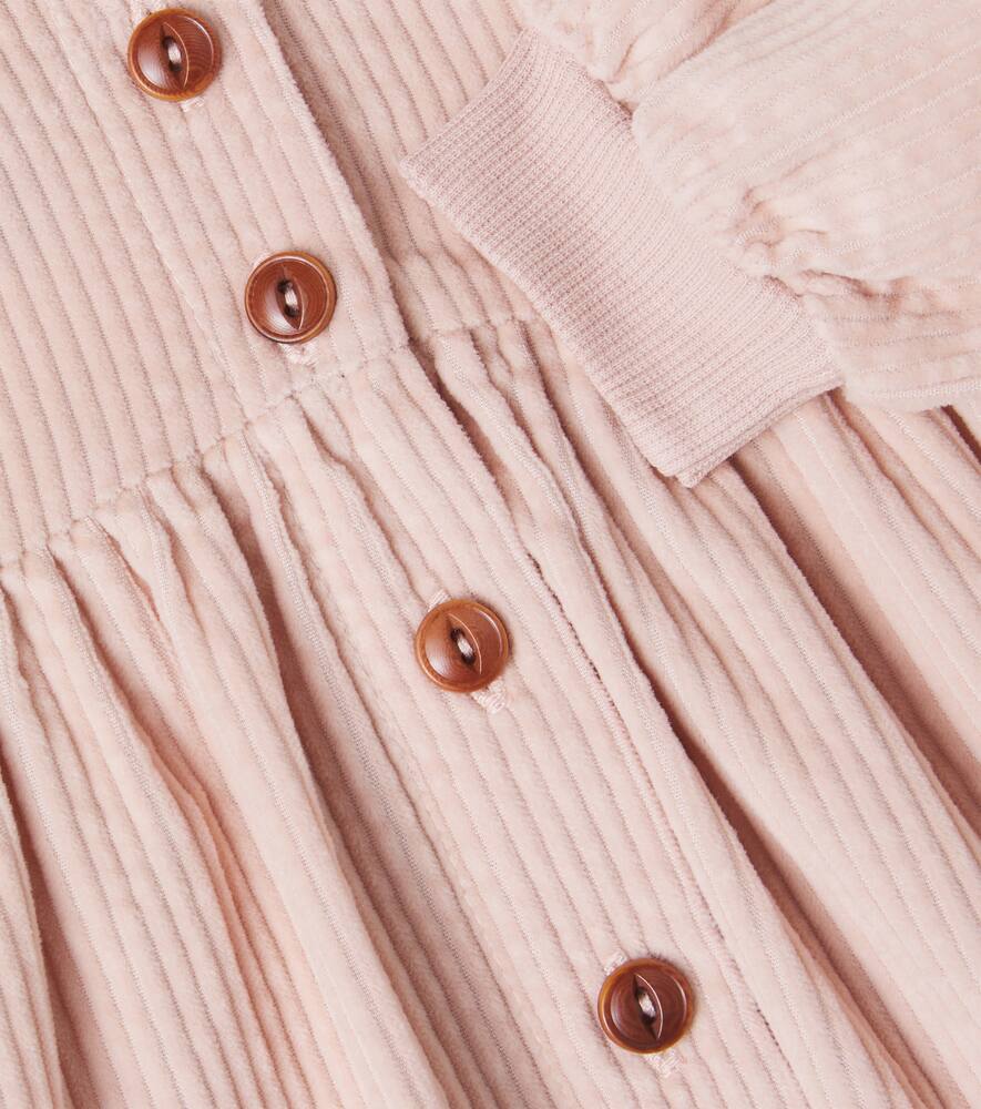 1+ In The Family Baby Nathalie Cotton Corduroy Dress In Pink