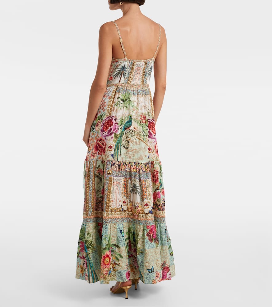 Camilla Sultans And Queens Tiered Maxi Dress In Multi