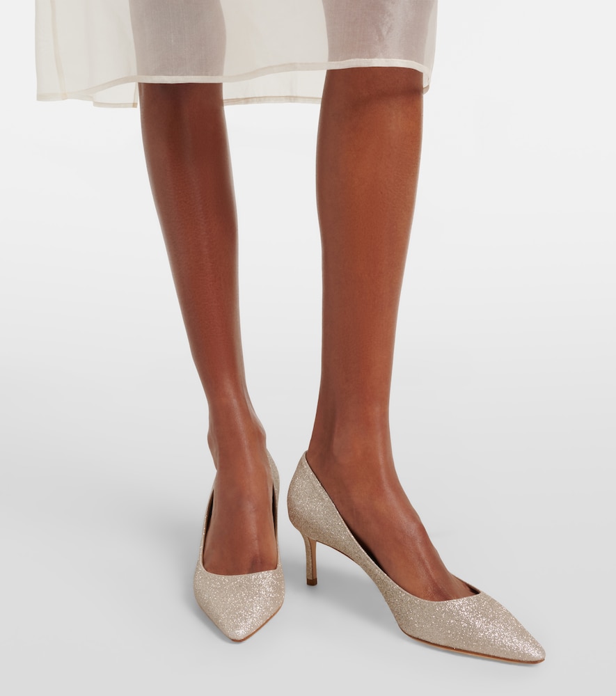 Jimmy Choo Romy glitter pumps