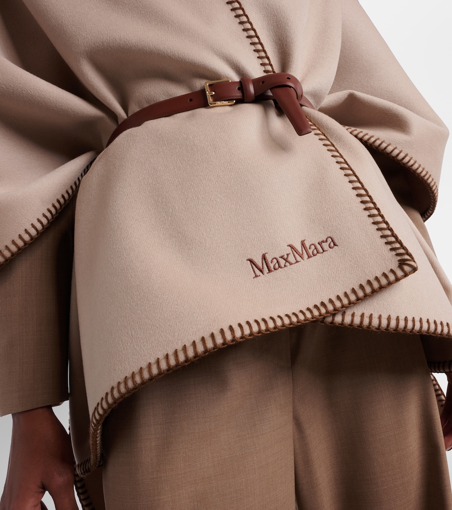  Max Mara Max Mara Virgin Wool Cape 