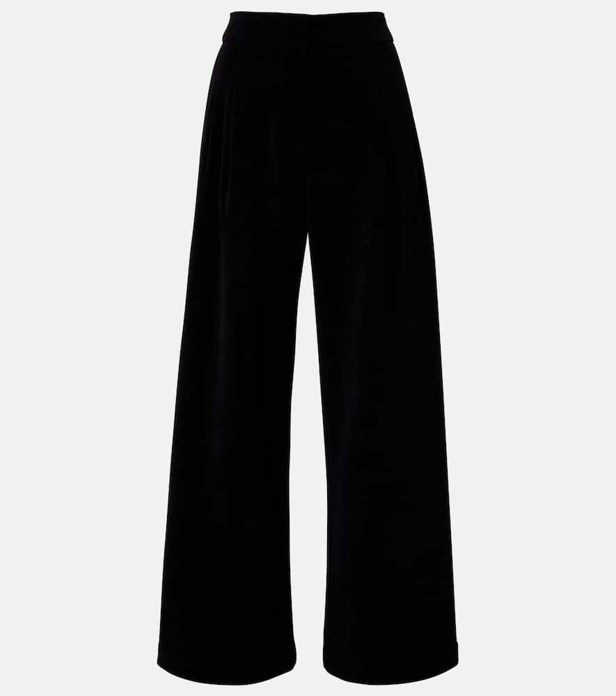 Proenza Schouler White Label Rosalie Corduroy Wide-leg Pants In Black