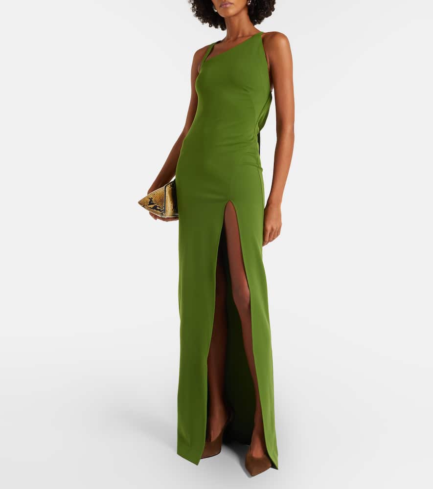 Attico Viper Suede Slingback Pumps In Brown