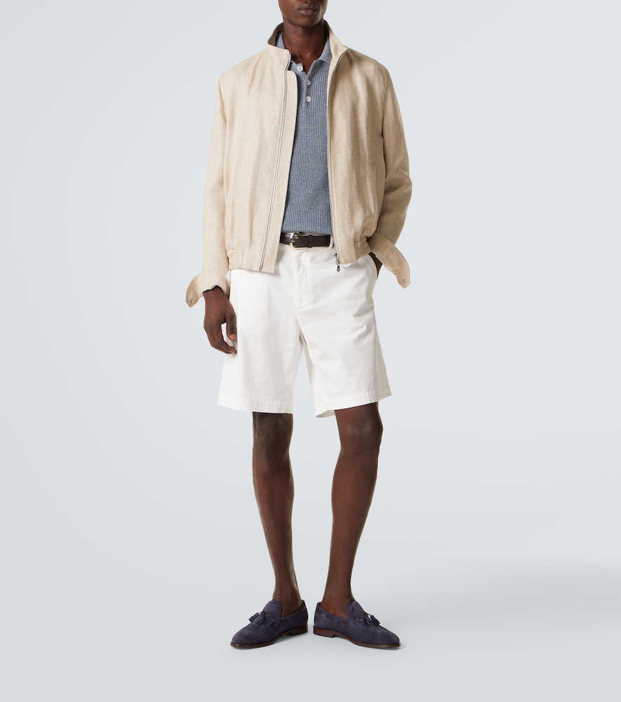  Brunello Cucinelli Brunello Cucinelli Bermuda-shorts Aus Einem Baumwollgemisch 
