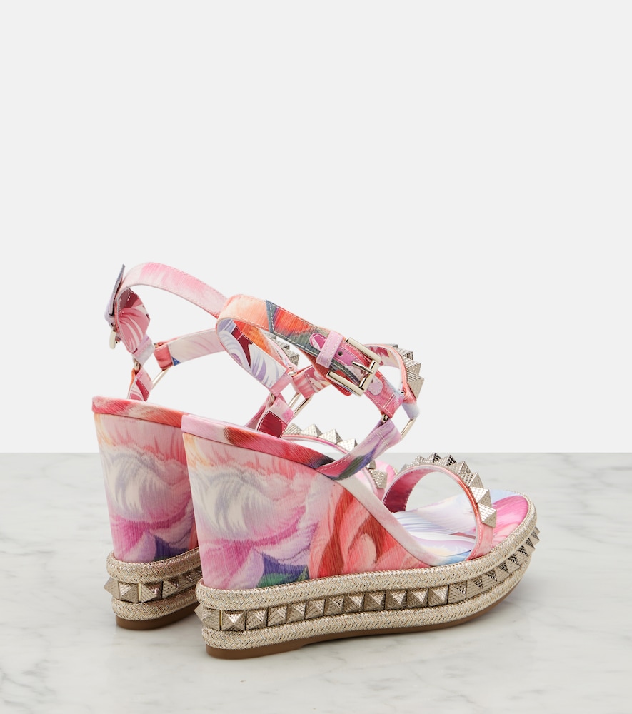  Christian Louboutin Christian Louboutin Verzierte Wedges-sandalen Pyra Clou 