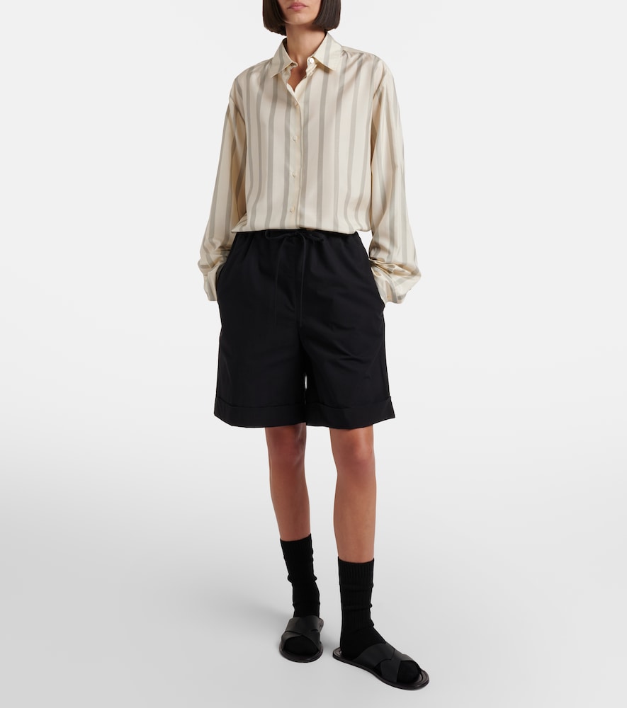The Row Emiliano cotton shorts