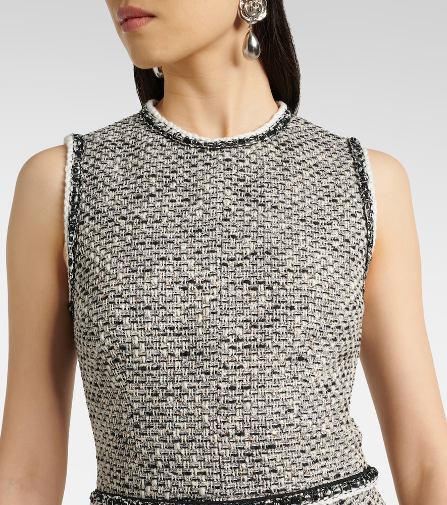  Safiyaa Safiyaa Andrea Tweed Midi Dress 