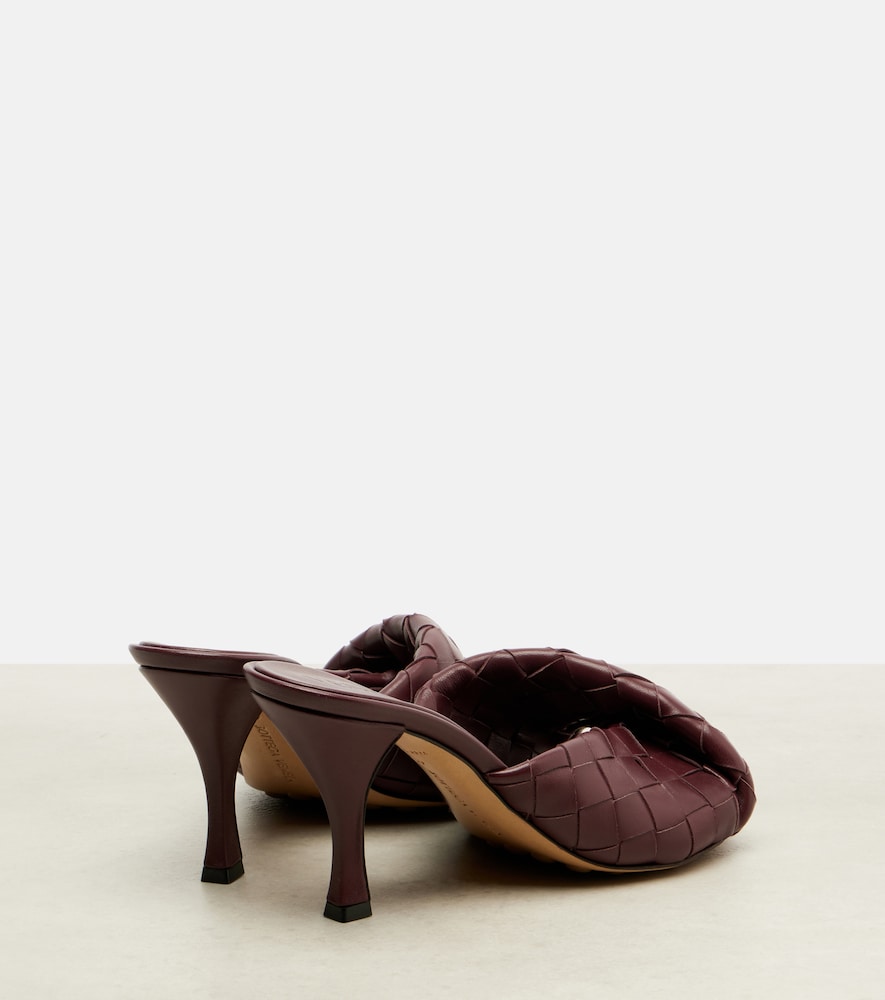 Bottega Veneta Bottega Veneta Blink 80 Intrecciato Leather Mules 