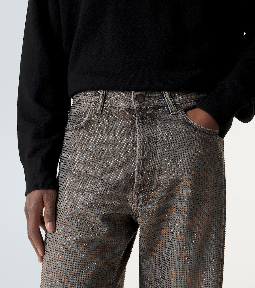  Acne Studios Acne Studios Wide-leg Jeans 1981 Mit Kristallen 