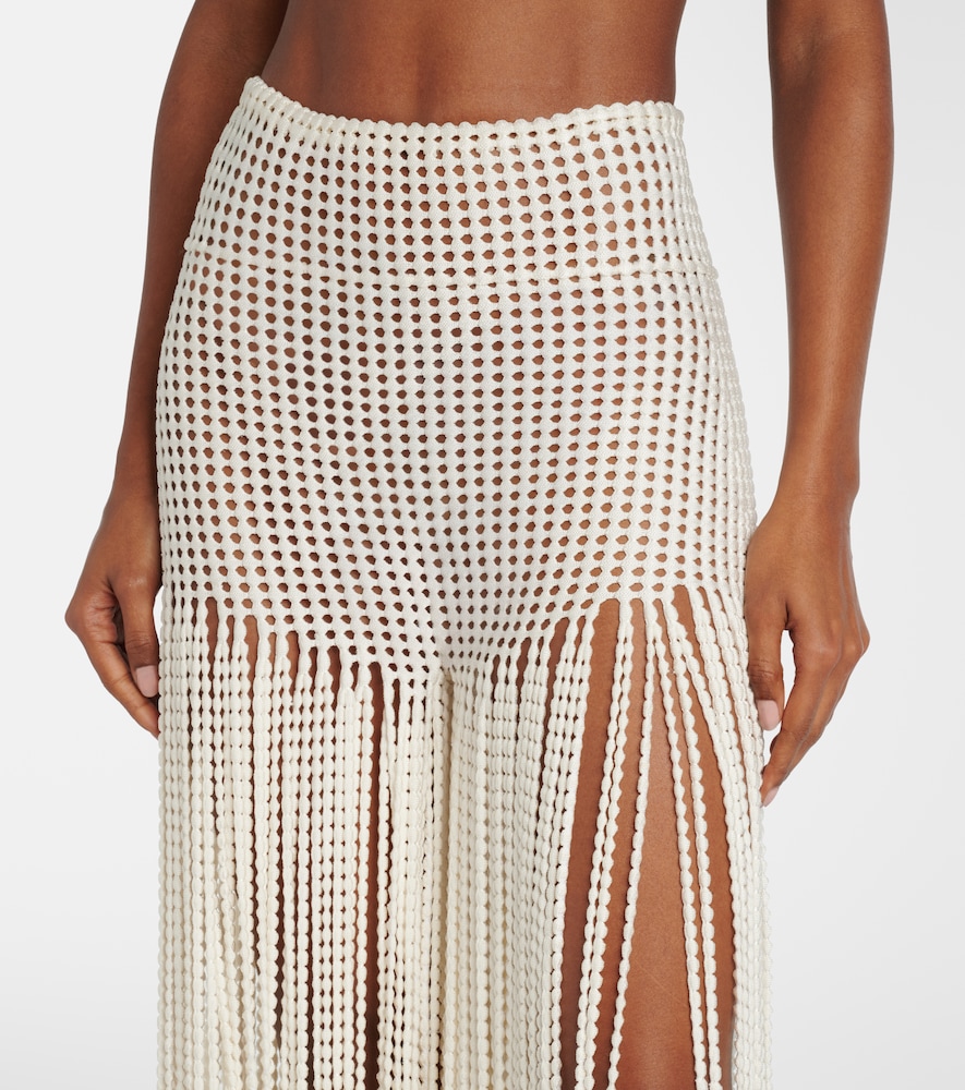  Alaia Alaia Trompe Lâoil Wide-leg Pants 