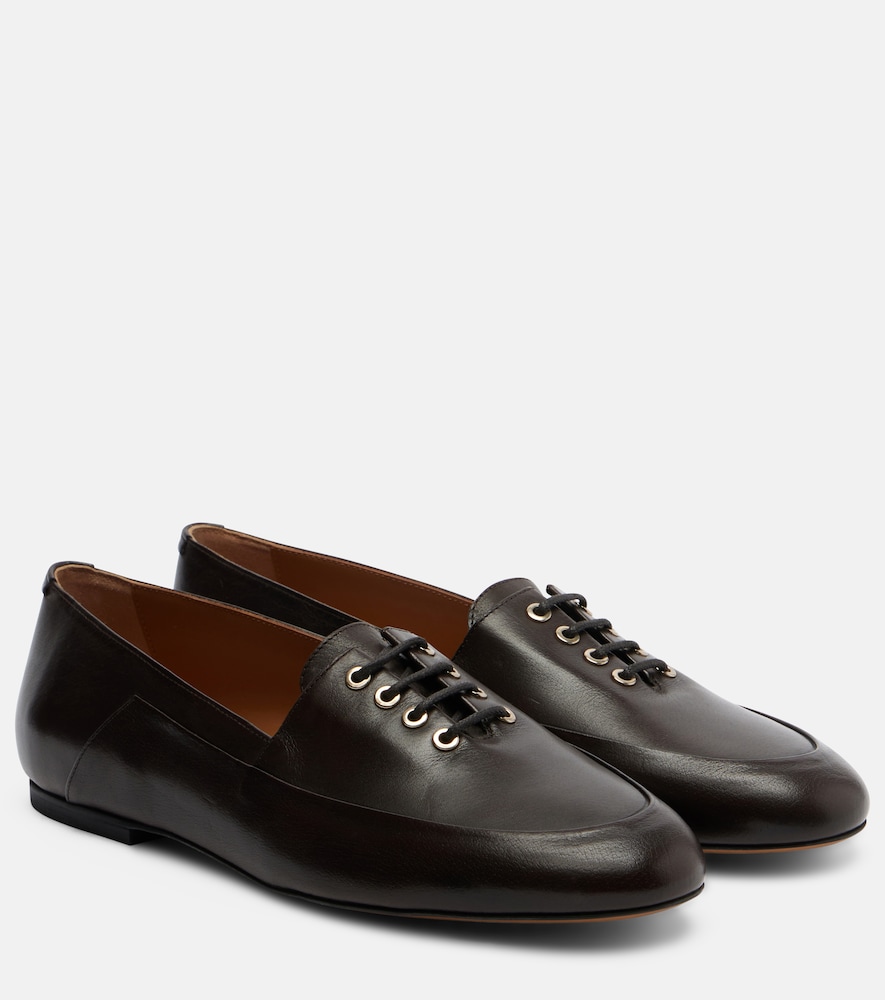 Jil Sander Mocassins en cuir lacets 510 €