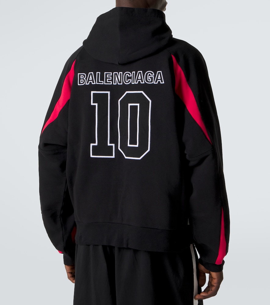 X Nba Logo Cotton Fleece Hoodie