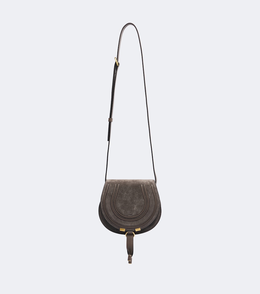 Chloé Crossbody Bag Marcie Small aus Veloursleder