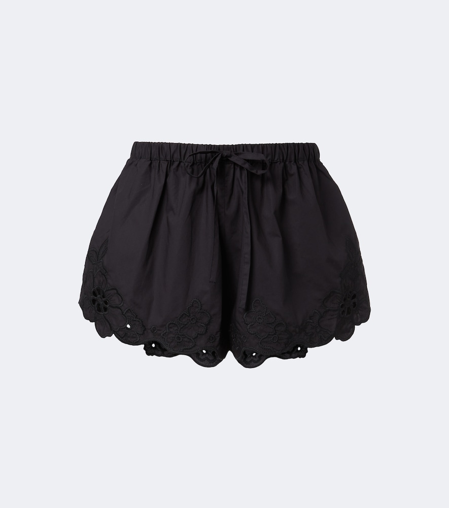 SIR Klara emboirdered cotton shorts