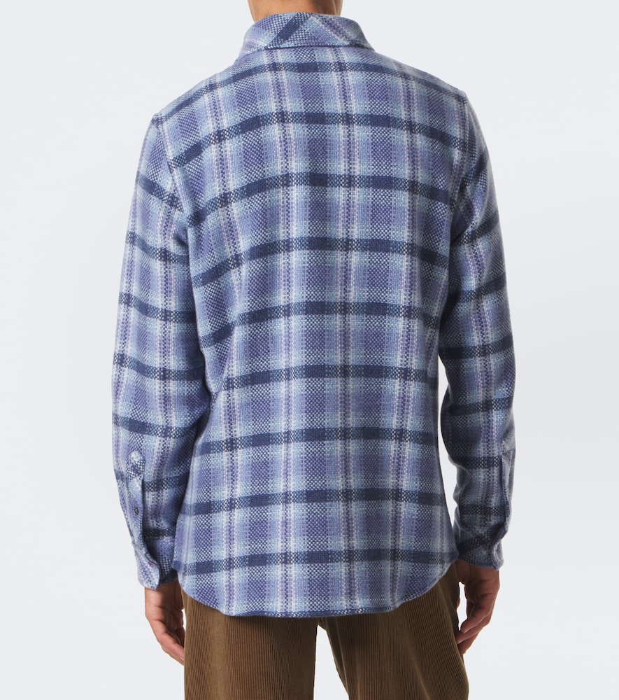 Uniform Plaid Cashmere Shirt