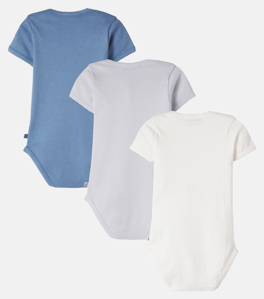  Bonpoint Bonpoint Baby Set Of 3 Cotton Bodysuits 